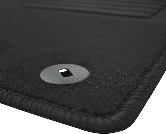 Rigum Set of Front and Rear Mats 3pcs for Kia Sorento 2015 2020 Black