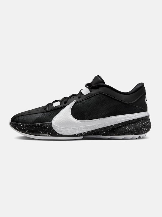 Nike Giannis Freak 5 Scăzut Pantofi de baschet Black / Pure Platinum / White