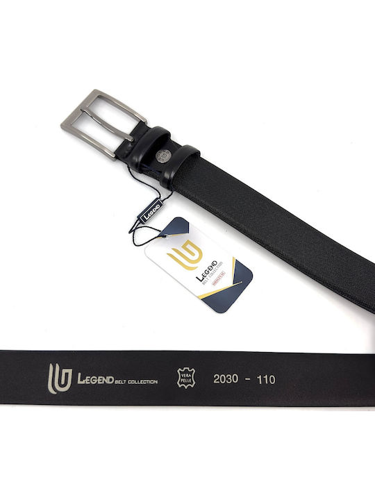 Men's Belt Leather Black