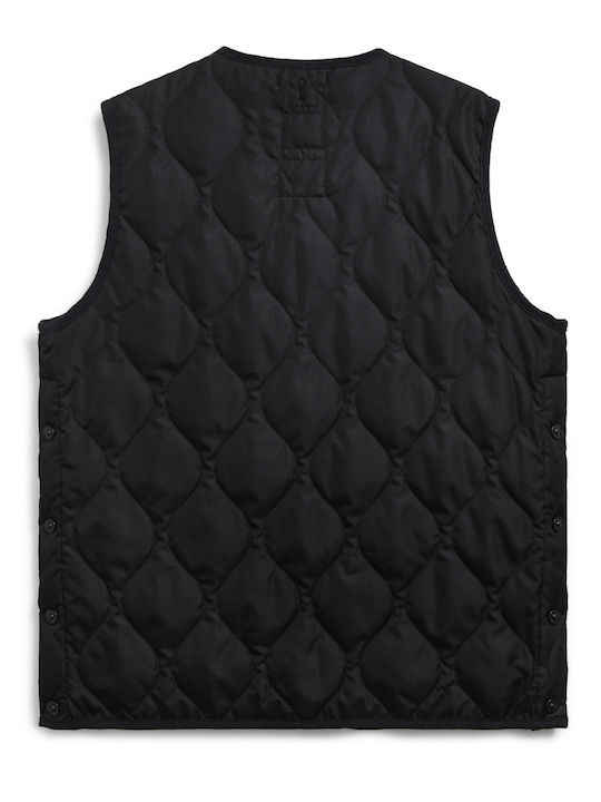 Taion Men's Sleeveless Jacket Black -BLK