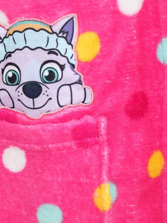 Nickelodeon Kids' Robe Winter Fleece Fuchsia