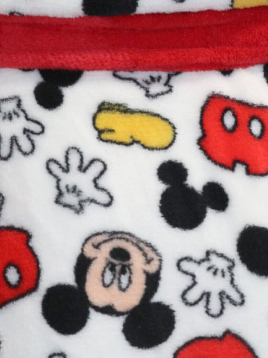 Disney Kinder Bademantel Winterlich Fleece Mehrfarbig Mickey Mouse