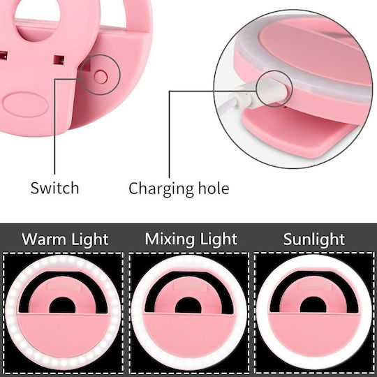 Andowl Selfie Flash Q-C15 in White color