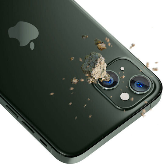 3MK Lens Camera Protection Tempered Glass Green for the iPhone 15 / 15 Plus