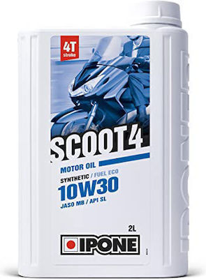 Ipone Scoot 4 Synthetic Motorcycle Oil for Four-Stroke Engines 10W-30 2lt