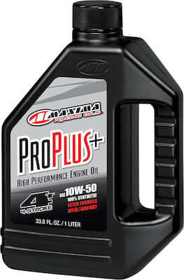 Maxima Racing Oils Pro Plus+ 4T Synthetisch Motorradöl für Viertaktmotoren 10W-50 1Es