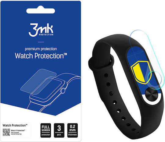 3MK Invisible Case ARC 3D Displayschutzfolie für das Mi Band 2 3Stück