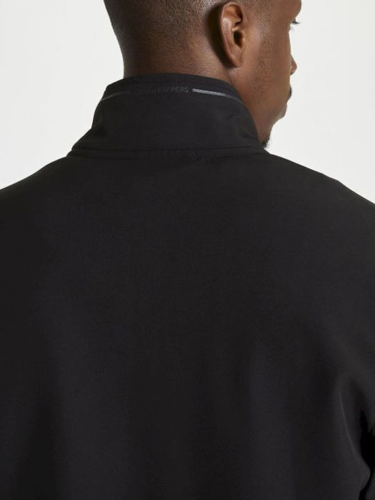 Craghoppers Altis Αντιανεμικό Κυνηγετικό Μπουφάν Softshell Μαύρο
