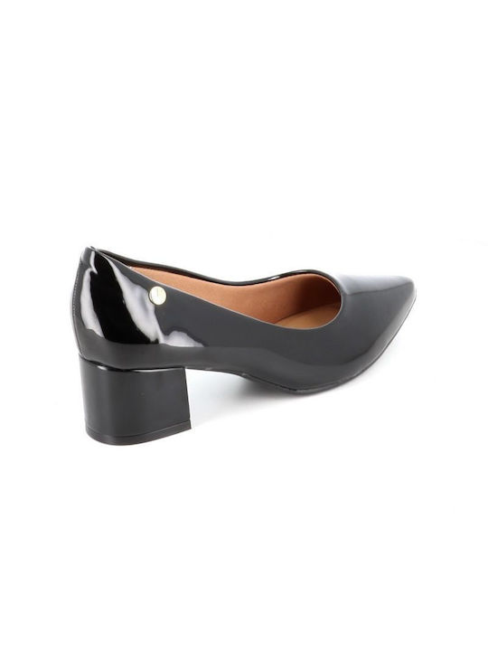 Patent Leather Pointed Toe Black Heels