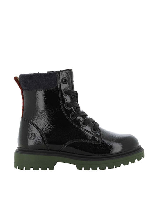 Safety Jogger Kids Military Boots with Lace Black