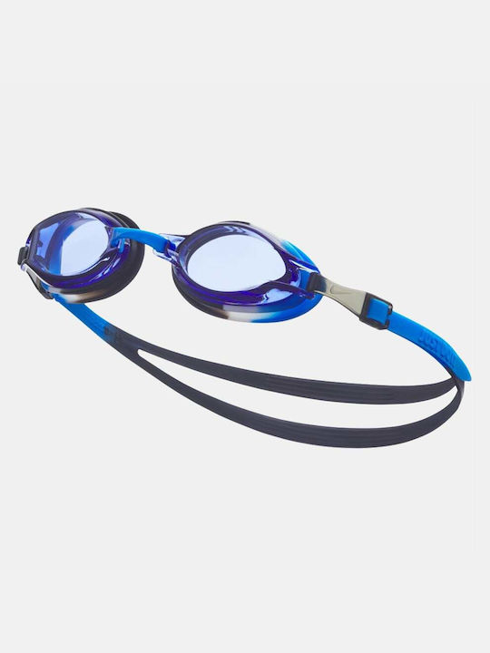 Nike Swimming Goggles Kids with Anti-fog Lenses Blue