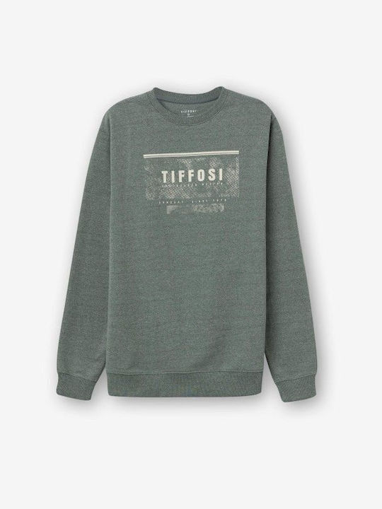 Tiffosi Herren Sweatshirt mit Kapuze Grün