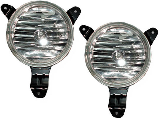 Auto Gs Round Foglights Car Mitsubishi L200 Triton 2006 2pcs