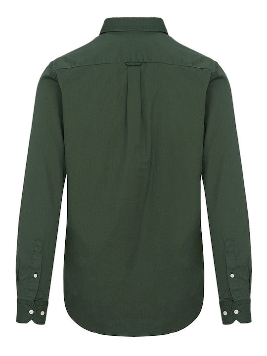 The Bostonians Men's Shirt Long-sleeved Green