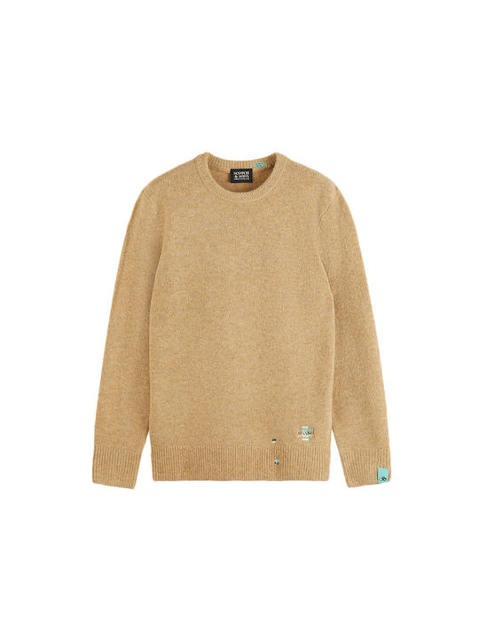 Scotch & Soda Men's Long Sleeve Sweater Beige