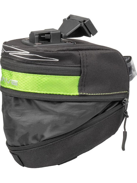 M-Wave Tilburg Geantă pentru șa bicicletă Black/Green 122485