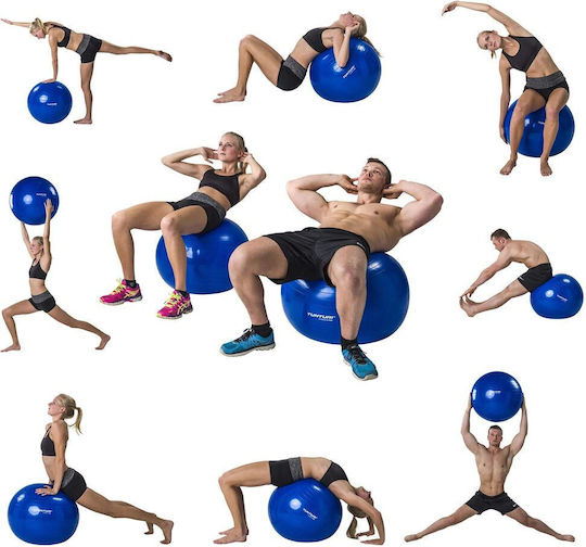 Tunturi Pilates Ball 75cm 1.215kg In Silver Colour