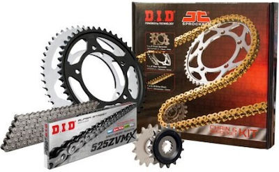 DID Chain & Sprocket Kit 02'-13' (16-42-525ZVM-X) for Yamaha TDM 900