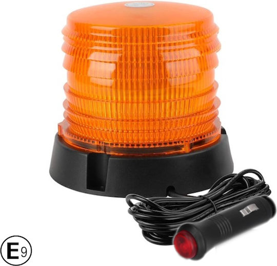 Car Beacon LED 12 / 24V with Orange Lighting