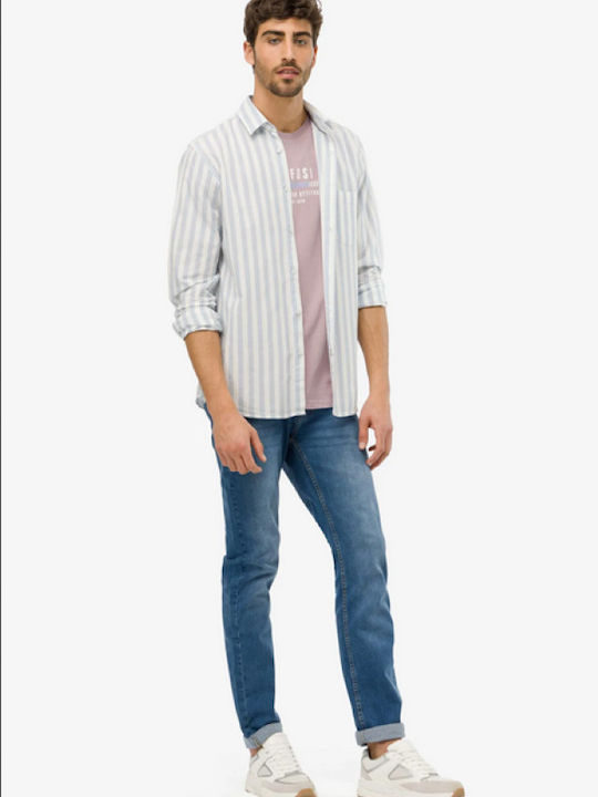 Men's Jeans Pants with Regular Straight Fit Blue