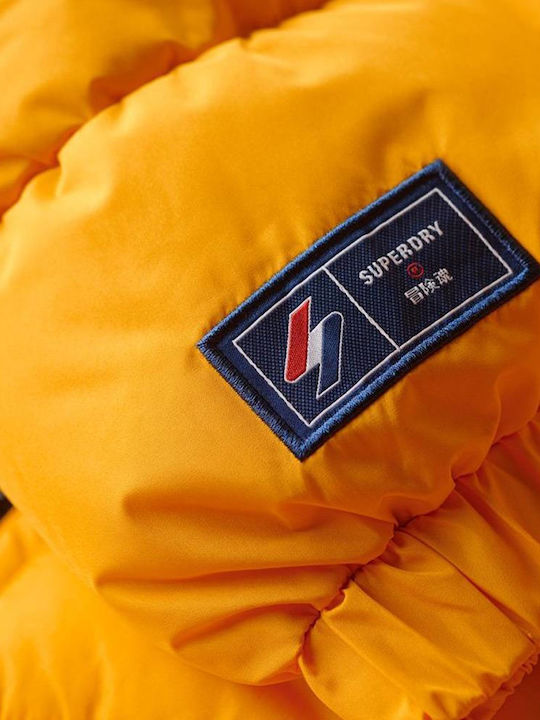 Winter Jacket Puffer Yellow
