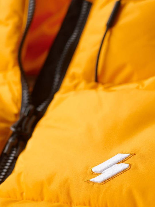 Winter Jacket Puffer Yellow
