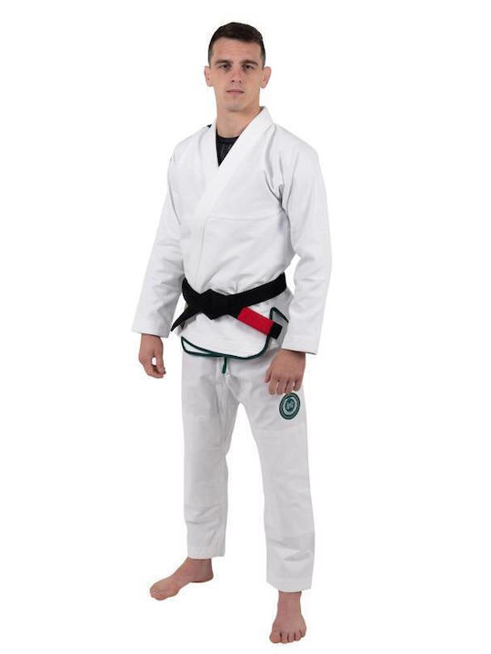 Scramble Thinker Monkey Bjj Gi Bărbați Uniforme Jiu Jitsu Alb