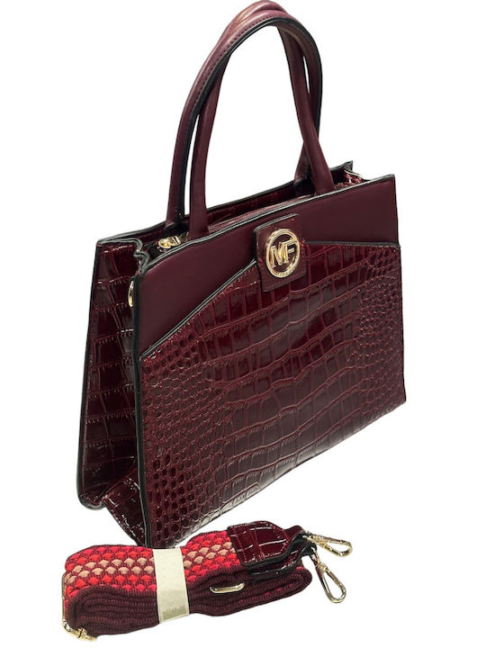 Damentasche Handtasche Burgundisch