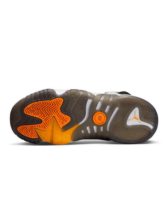 Jumpman Two Trey GS Incaltaminte Sport Copii Baschet Cu Șireturi Albe