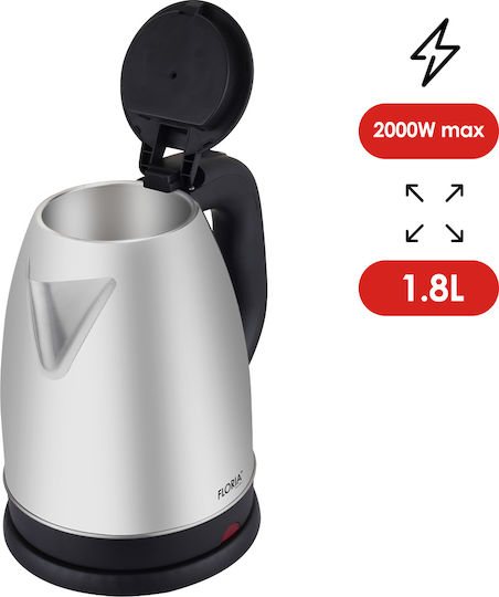 Zilan Βραστήρας 2lt 1500W Ασημί