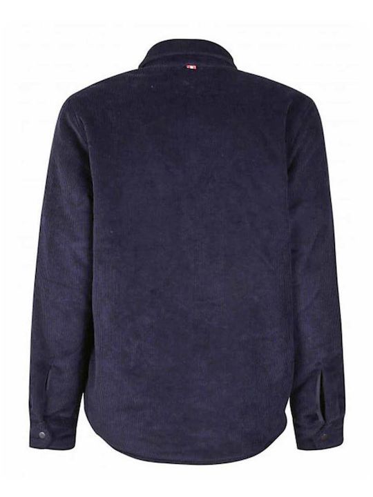 MC2 Κοτλέ Overshirt Μπλε