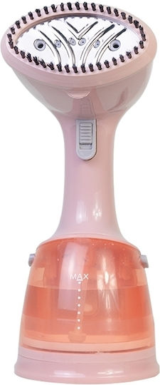 Sokany HL-6016 Ατμοκαθαριστής Ρούχων Χειρός 1500W με Δοχείο 220ml Ροζ