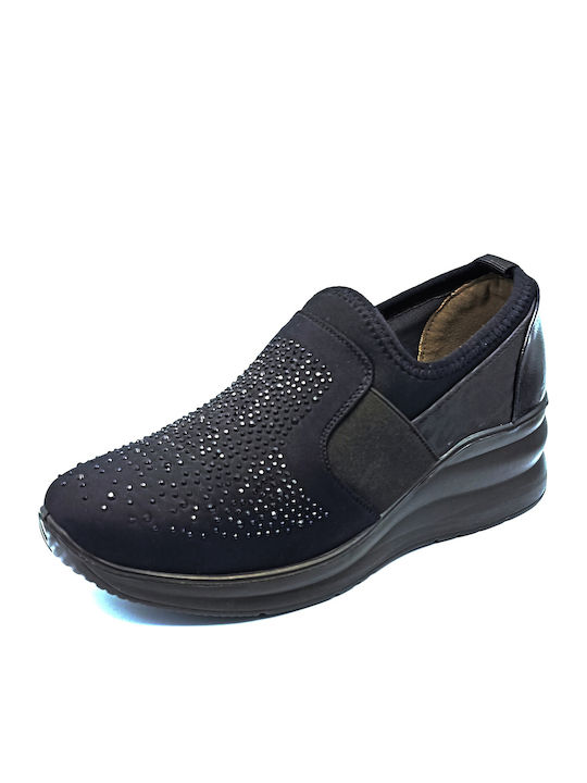 Анатомични Дамски Slip-On Черни