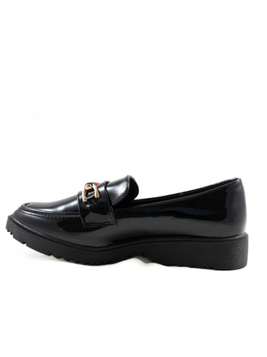 Γυναικεία Μοκασίνια σε Μαύρο Χρώμα