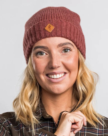 Beanie Unisex Fleece Căciulă Tricotată Roz