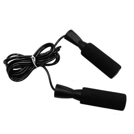 XQ Max PVC Jump Rope with Ball Bearings Black 2.75m