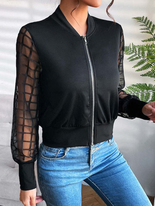 Amely Damen Jacke in Schwarz Farbe