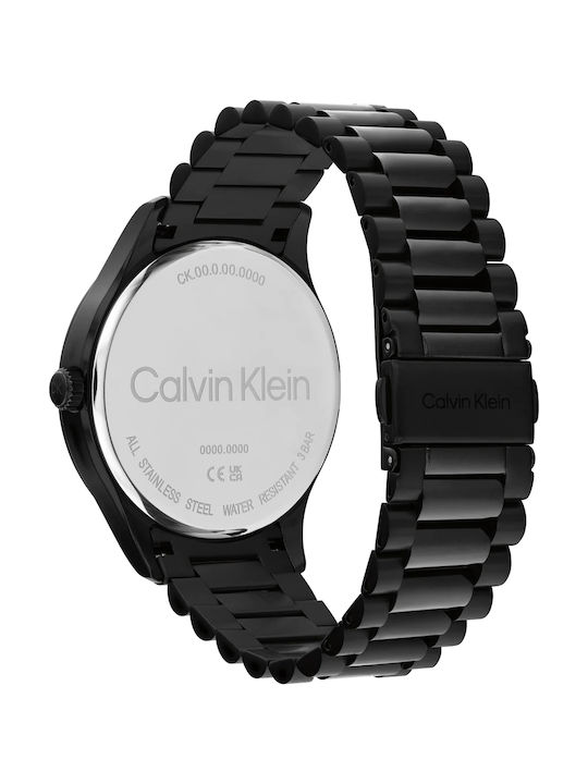 Calvin Klein Iconic Ρολόι Μπαταρίας με Μεταλλικό Μπρασελέ Calvin Klein Iconic Ρολόι Μπαταρίας με Μεταλλικό Μπρασελέ