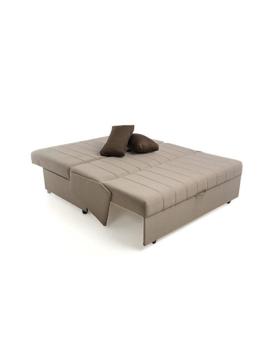 Montana Doppelsitzer Sofa Bett Braun 142x193x92cm