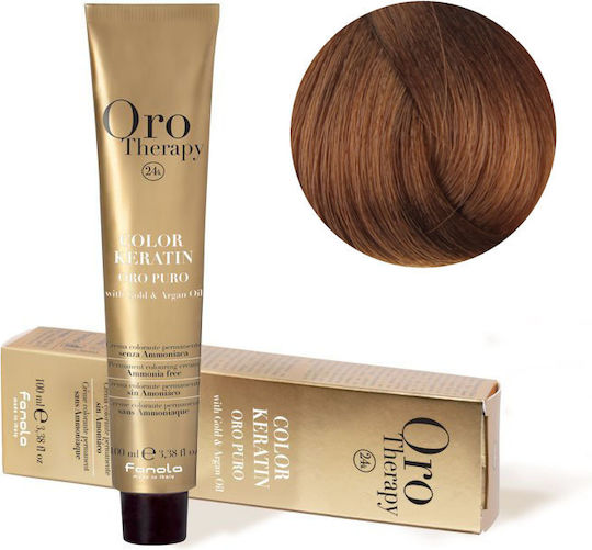 Fanola Oro Puro Hair Coloring Cream Hair Dye no Ammonia 6.3 Blonde Dark Doré 100ml