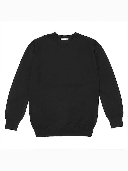 Ustyle Men's Long Sleeve Sweater Black