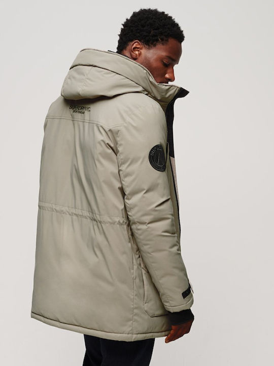 City Winter Jacke Parka Wasserdicht Gray