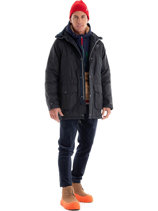 Winter Jacke Parka Marineblau