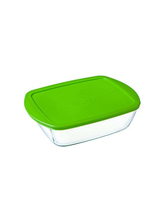 Pyrex Lunchbox Glas Grün 28cm 5Stück