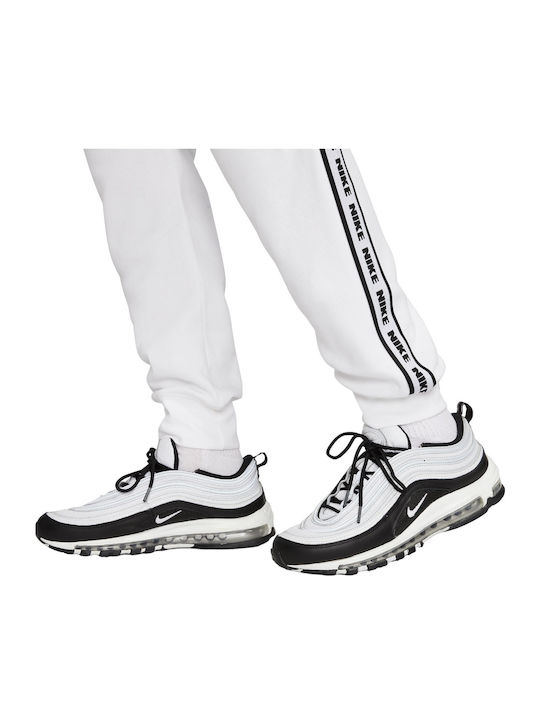 Club Fleece Set With White Elastic Sweatpants