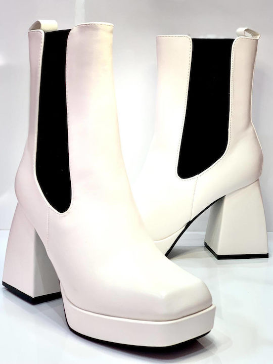 Woman's Fashion Women's Boots White