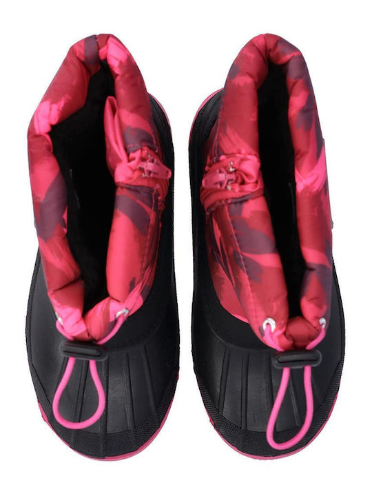 Kinderstiefel Schnee mit Reissverschluss Rosa