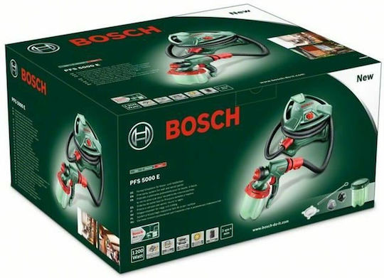 Bosch PFS5000 Electric Paint Spray Gun 1200W With 1lt Container