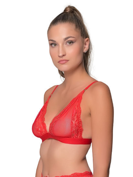 Milena by Paris Bralette Σουτιέν Κόκκινο