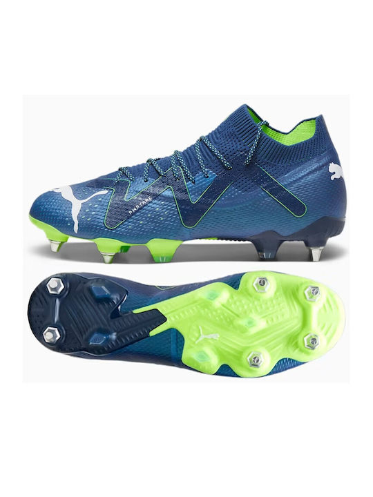 Puma Future Ultimate MxSG Niedrig Fußballschuhe mit Stollen Blau